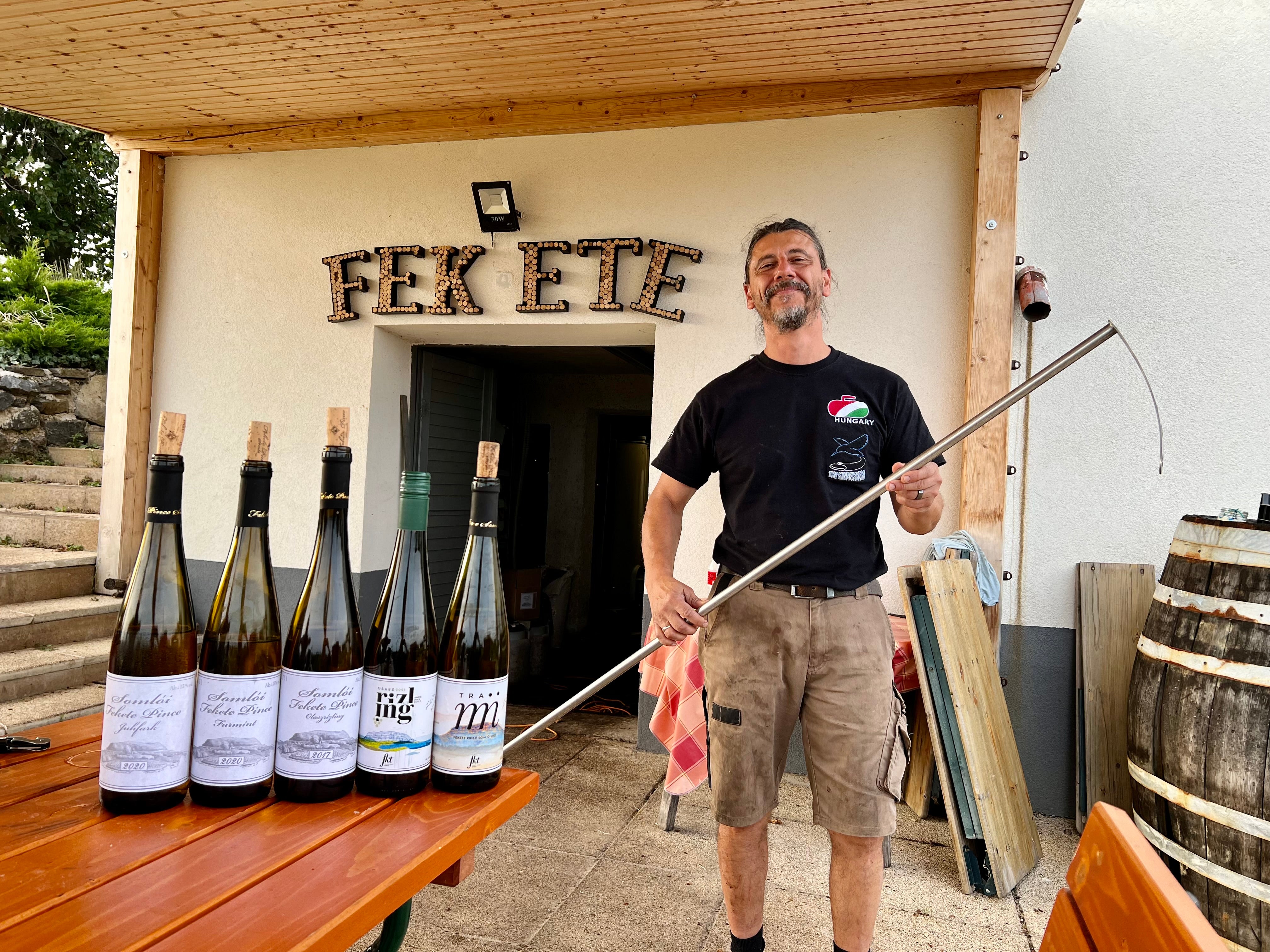 Fekete Pince 'fkt' Juhfark 2023, Somlo, Hungary
